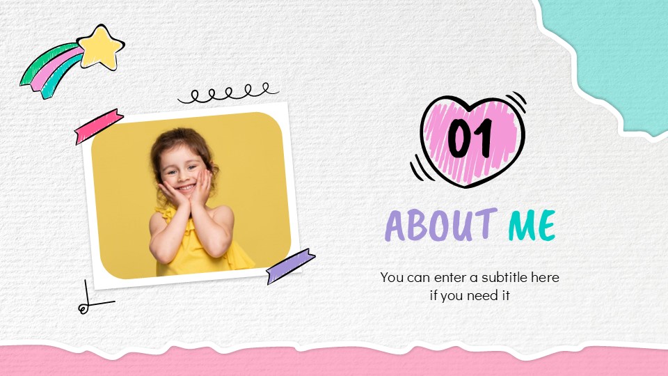 All About Me Presentation Template 3