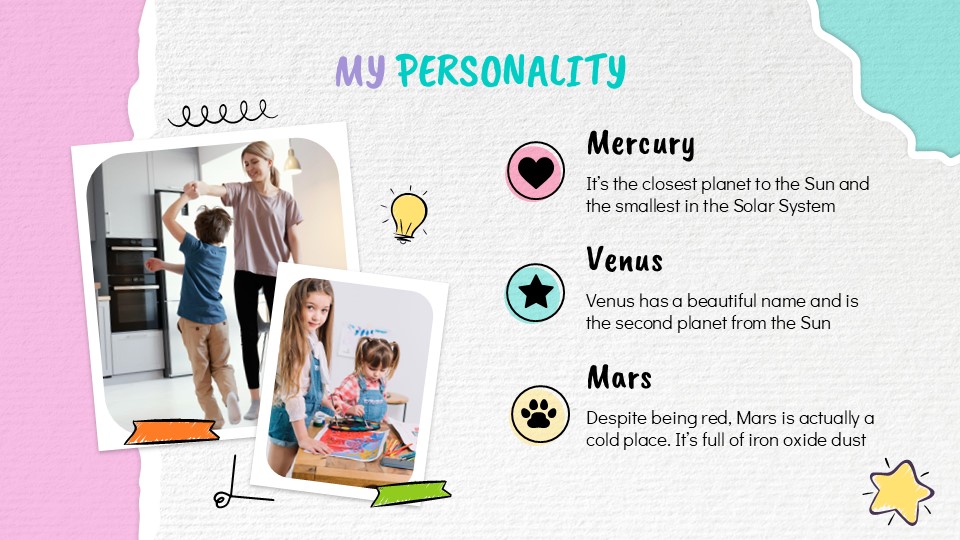 All About Me Presentation Template 5
