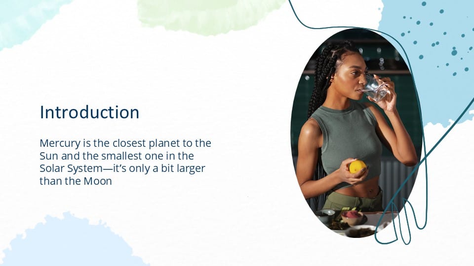 Aqua Marketing Plan PowerPoint Template 3