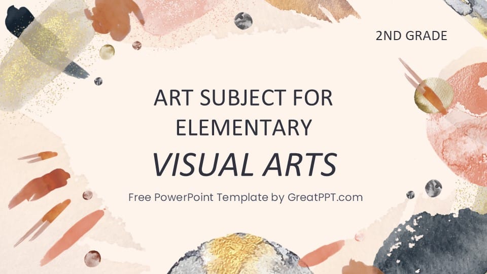 Art Subject for Elementary Presentation Template 1