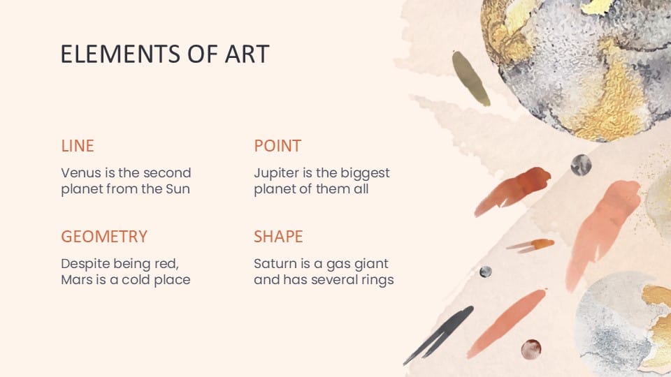 Art Subject for Elementary Presentation Template 31