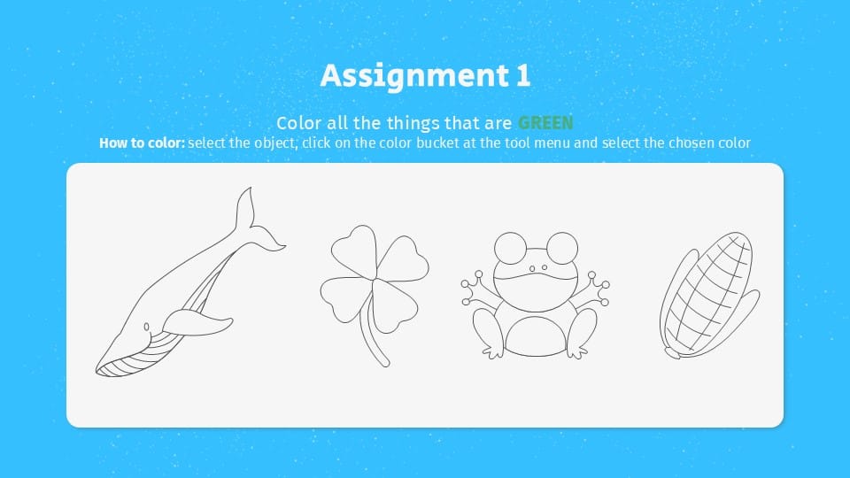 Art Subject for Pre-K Colors 24