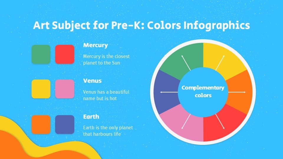 Art Subject for Pre-K Colors Infographics 6