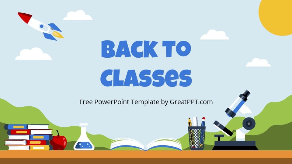 Back to Classes PowerPoint Template 1