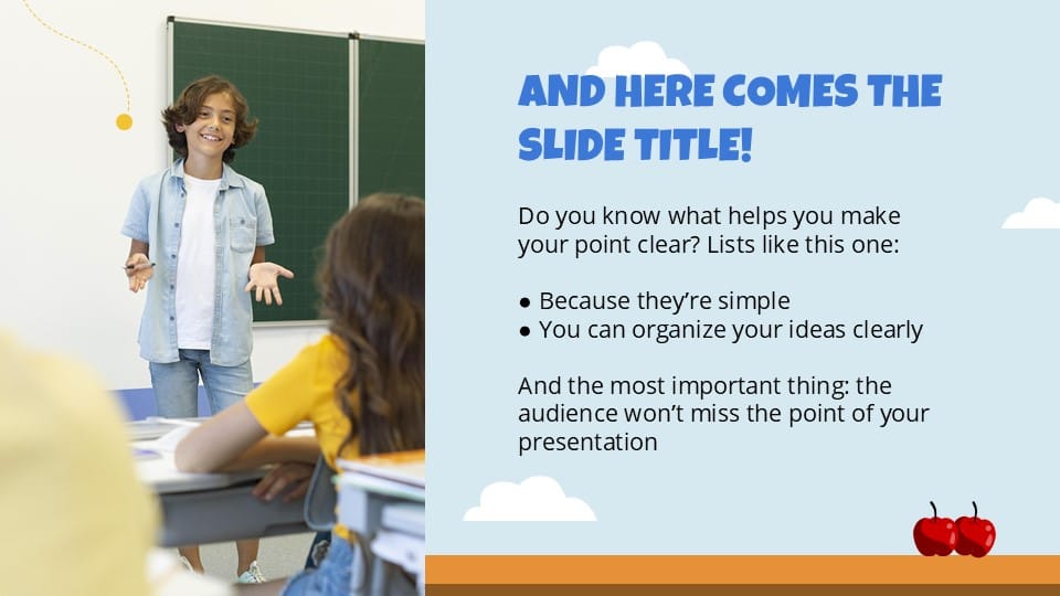 Back to Classes PowerPoint Template 8