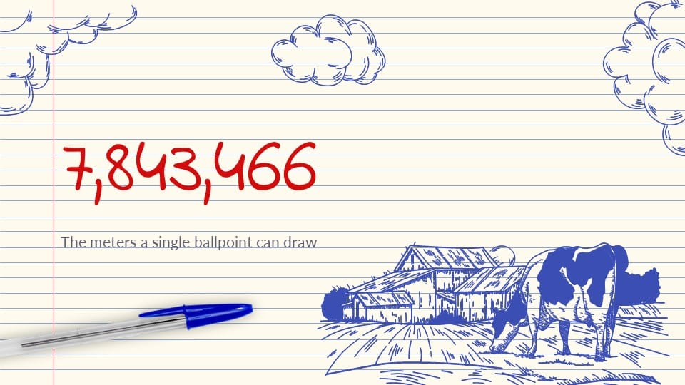 Ballpoint Pen Planner PowerPonit Template 26