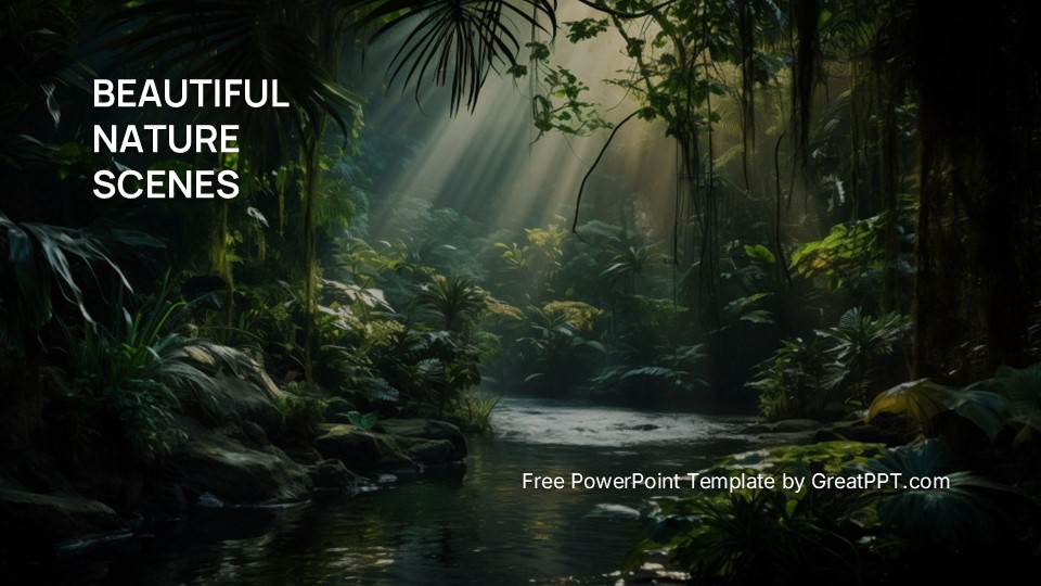 Beautiful Nature Scenes Powerpoint Template 1