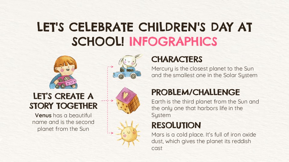 Celebrate Children's Day Infographics For Powerpoint 3
