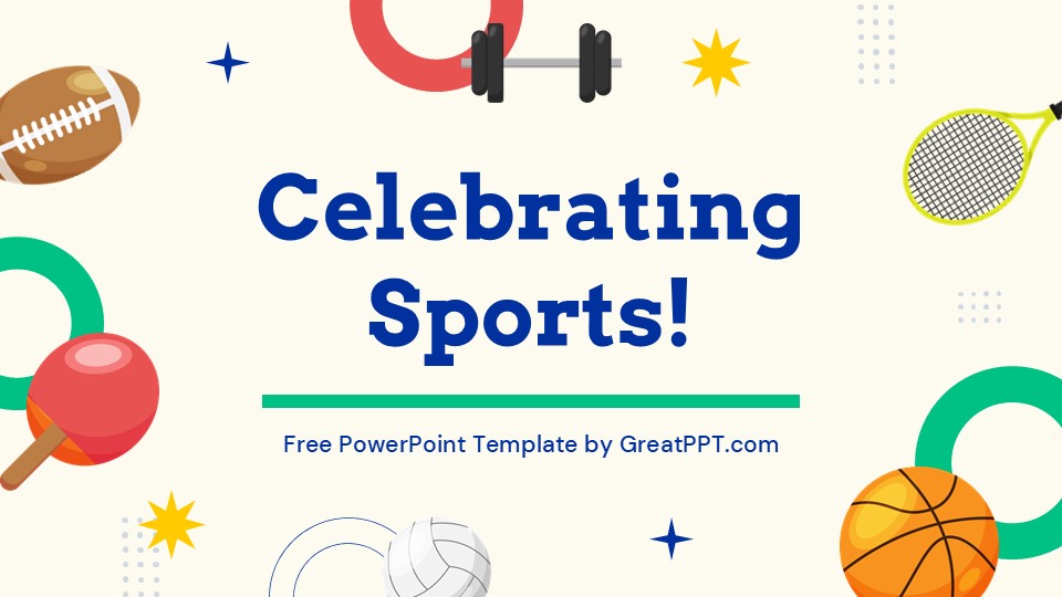 Celebrating Sports Powerpoint Template 1