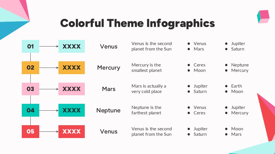 Colorful Theme Infographics 6