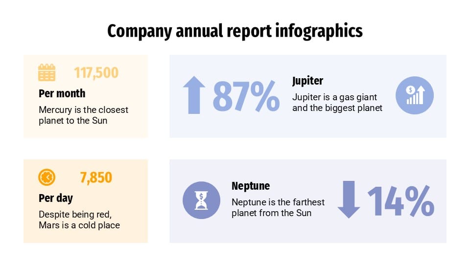 Company Annual Report Infographics 12