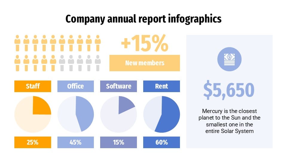 Company Annual Report Infographics 23