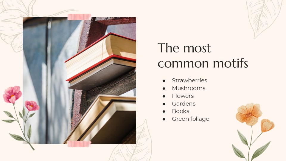 Cottagecore Aesthetic Style Thesis Presentation Template 11