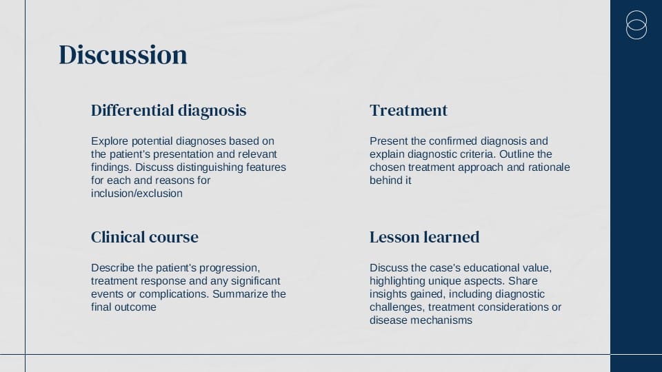 Elegant and Clean Case Report PowerPoint Template 7