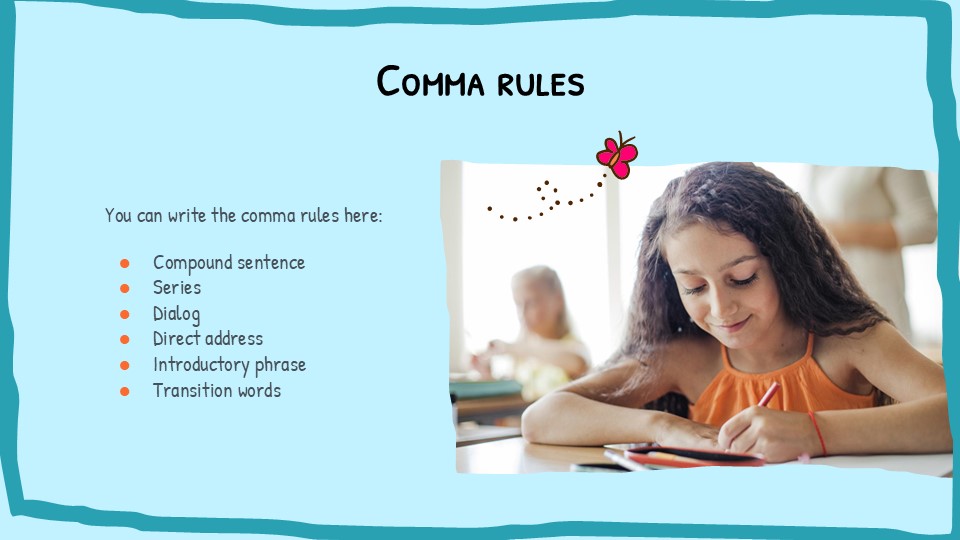 English Language Grammar Rules Powerpoint Template 9