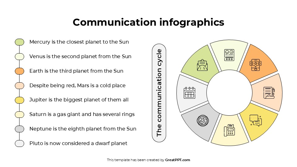 Free Communication Infographics for PowerPoint 5