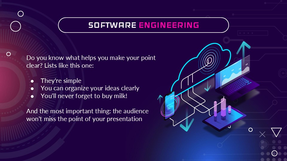 Free Computer Engineering Technology Presentation Template 6
