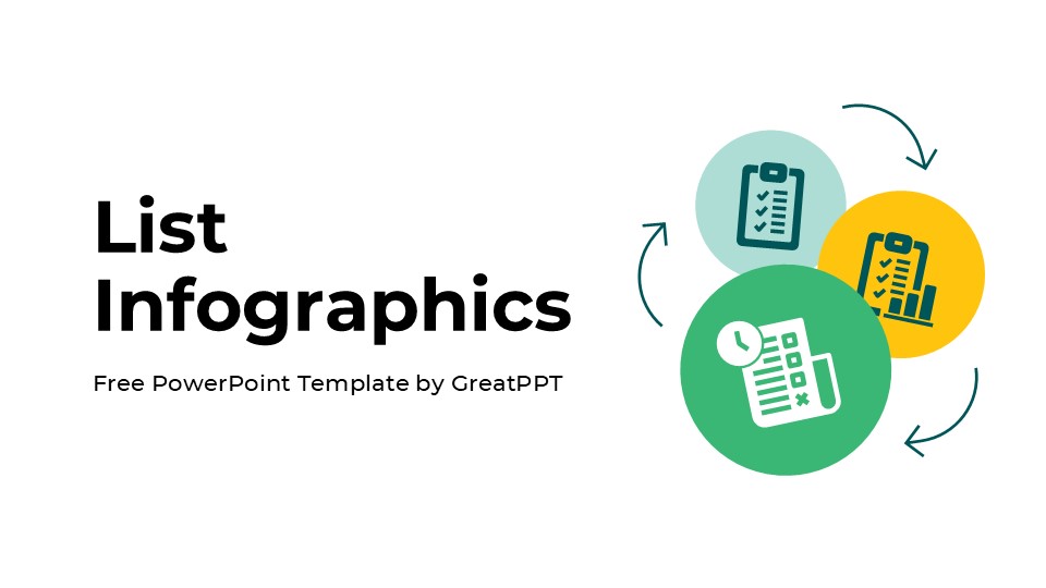 Free Creative List Infographics For Powerpoint 1