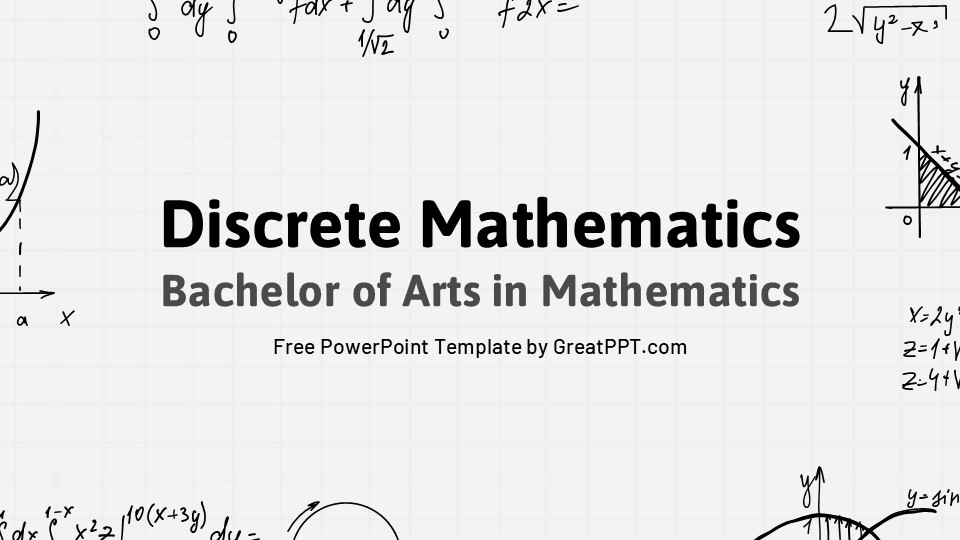 Free Discrete Mathematics Presentation Template 1