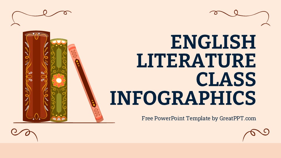 Free English Literature Class Infographics For Powerpoint 1