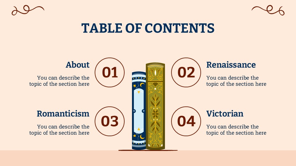 Free English Literature Class Powerpoint Template 2