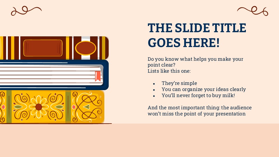 Free English Literature Class Powerpoint Template 6