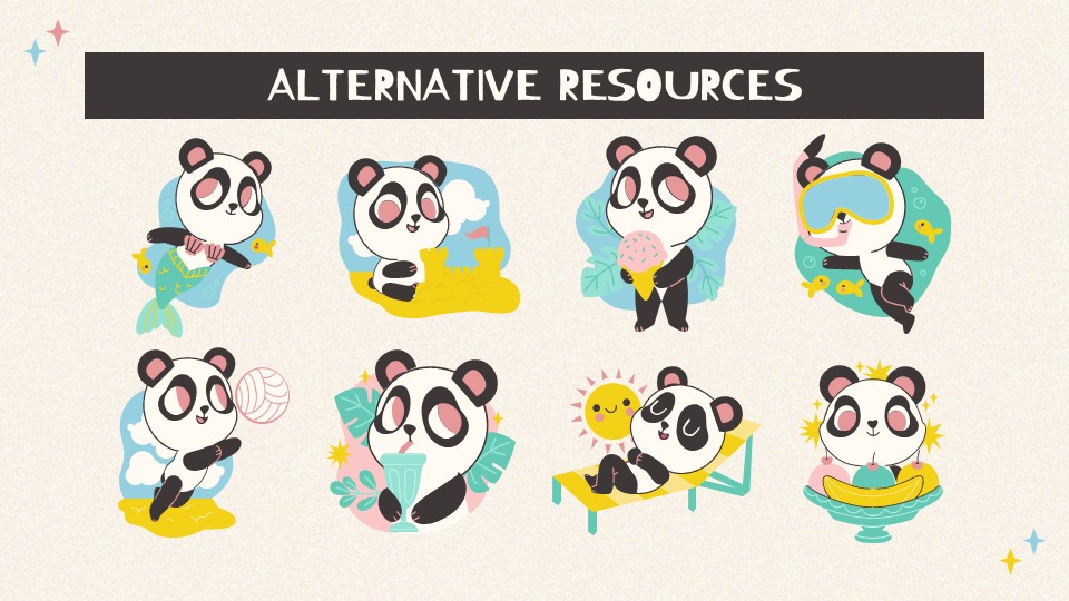 Free Funny Panda Agency Presentation Template 26