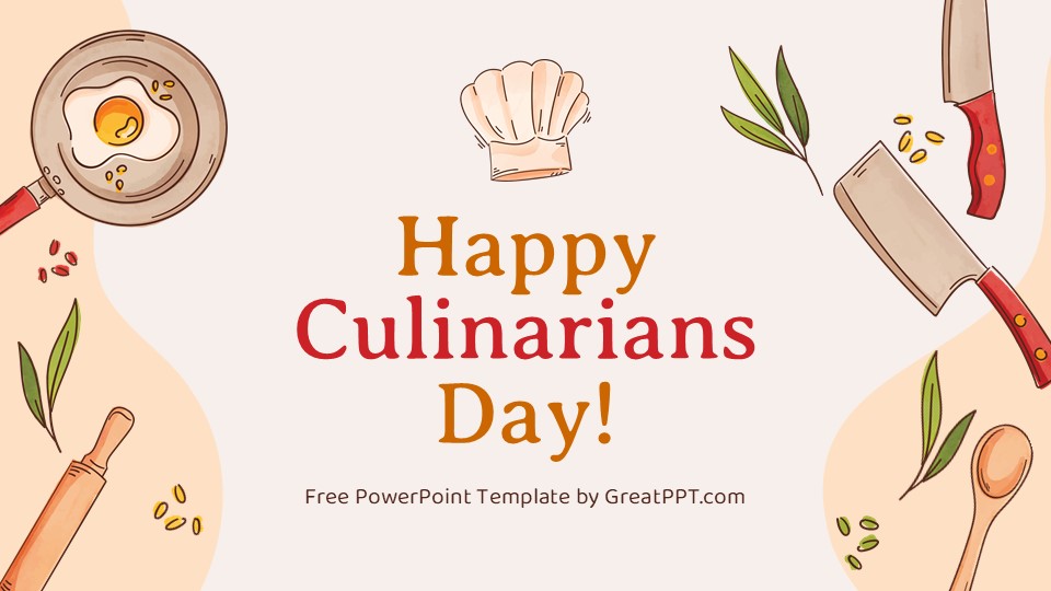 Free Happy Culinarians Day Powerpoint Template 1