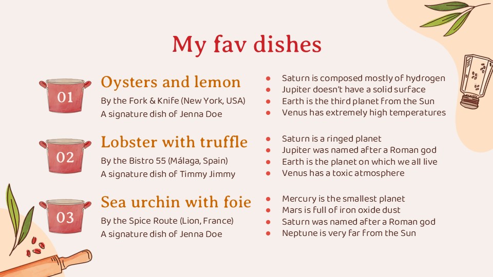 Free Happy Culinarians Day Powerpoint Template 29