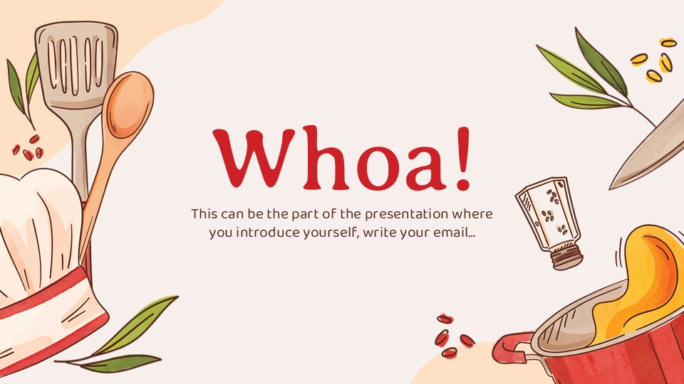 Free Happy Culinarians Day Powerpoint Template 3