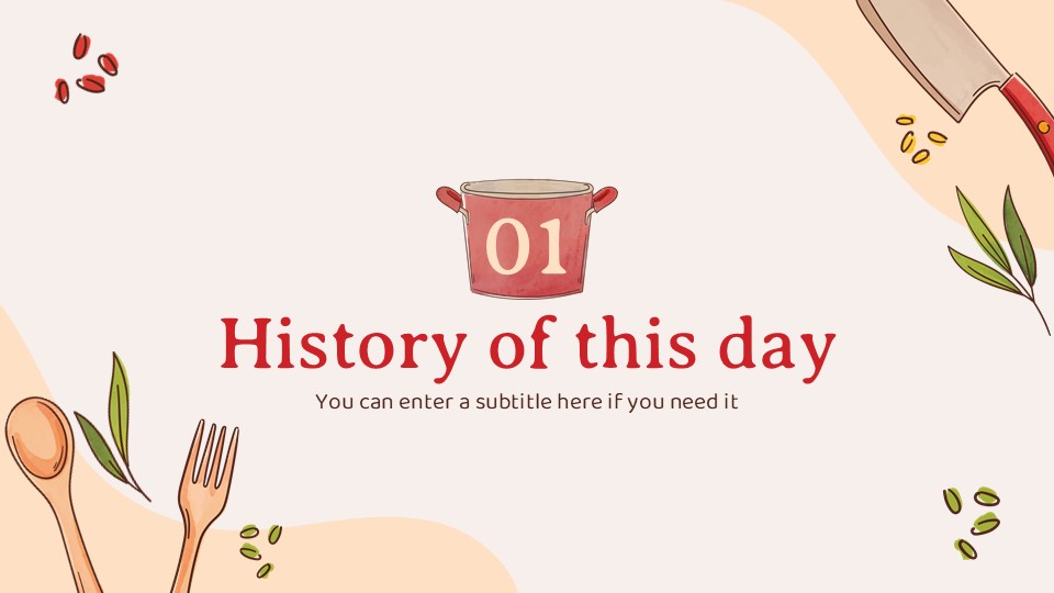 Free Happy Culinarians Day Powerpoint Template 5