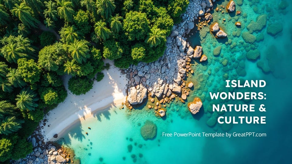 Free Island Wonders Presentation Template 1