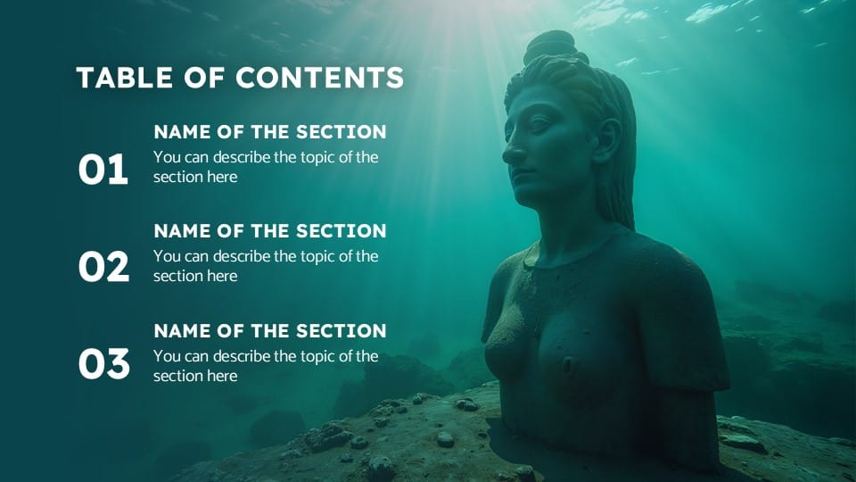 Free Island Wonders Presentation Template 2