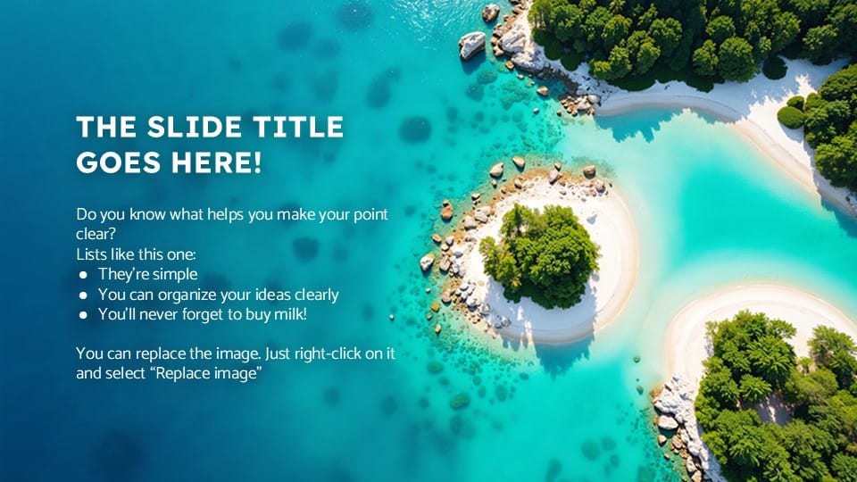 Free Island Wonders Presentation Template 4