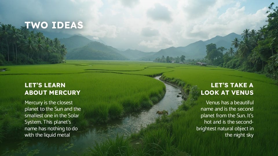 Free Island Wonders Presentation Template 6