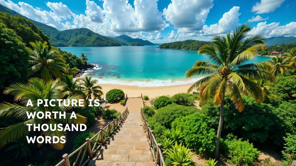 Free Island Wonders Presentation Template 9