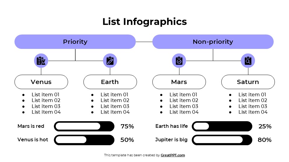 Free List Infographic For Powerpoint 2