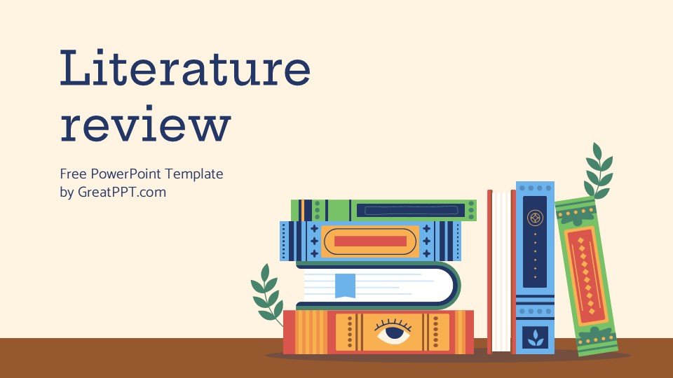 Free Literature Review Presentation Template 1