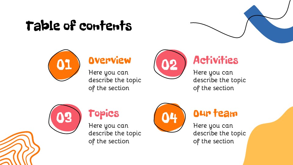 Free Middle School Daily Planner Powerpoint Template 4