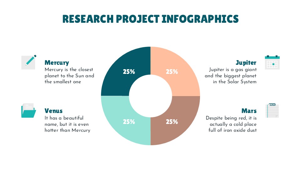 Free Research Project Infographics For Powerpoint & Google Slides 2
