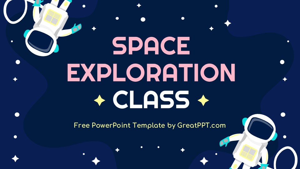 Free Space Exploration Class Presentation Template 1