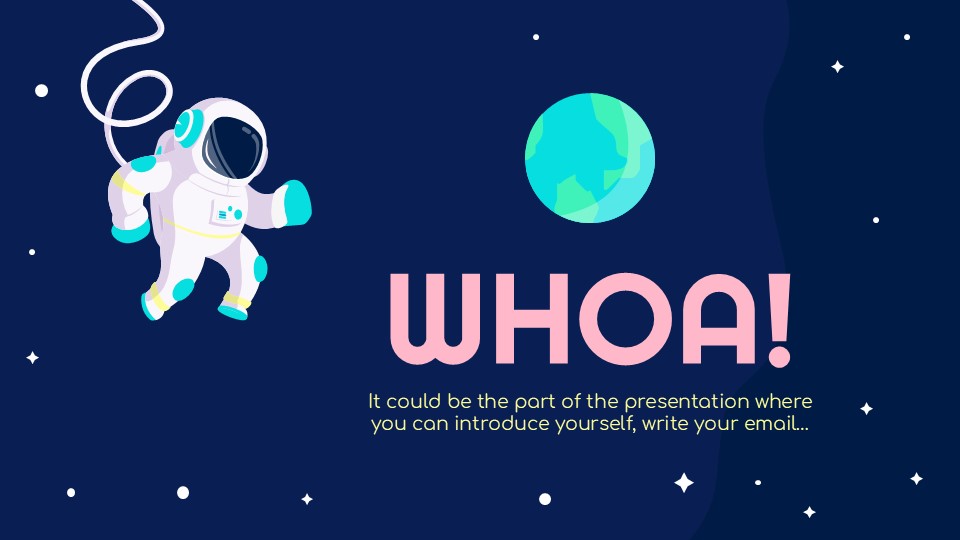 Free Space Exploration Class Presentation Template 3