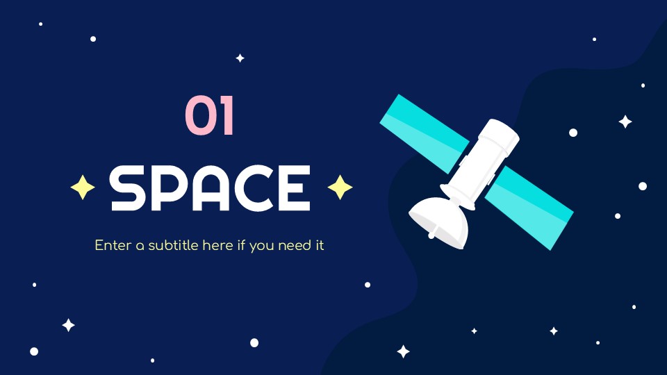 Free Space Exploration Class Presentation Template 4