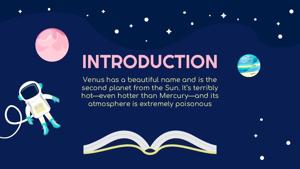 Free Space Exploration Class Presentation Template 5