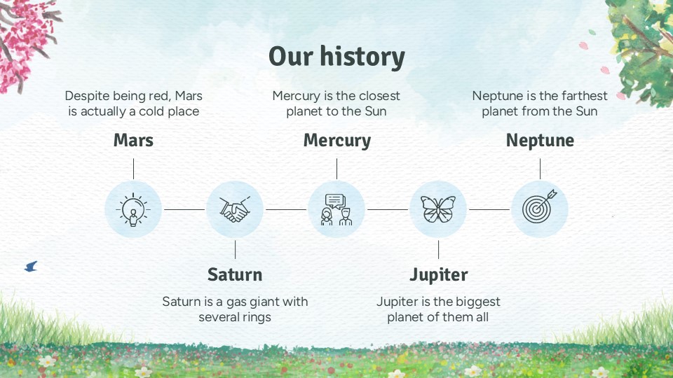 Free Spring Woods Powerpoint Background 14