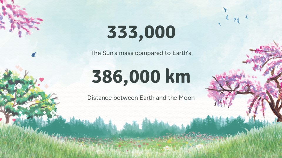 Free Spring Woods Powerpoint Background 19