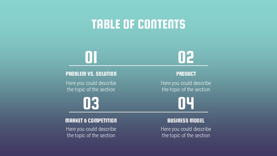 Free Tech Startup Presentation Template 2