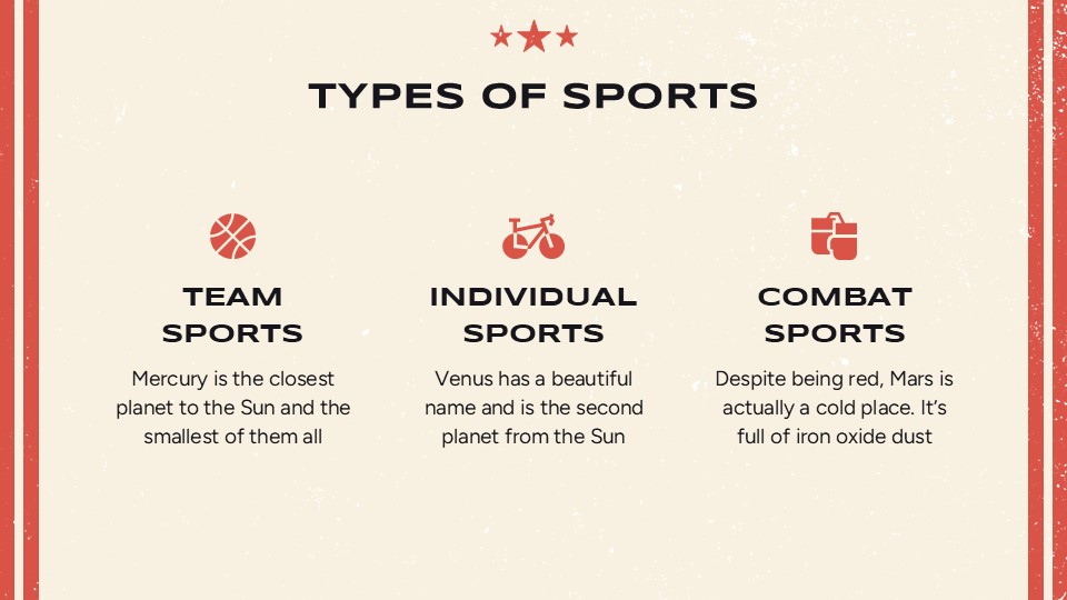 Free Vintage Style Sports Powerpoint Template 9