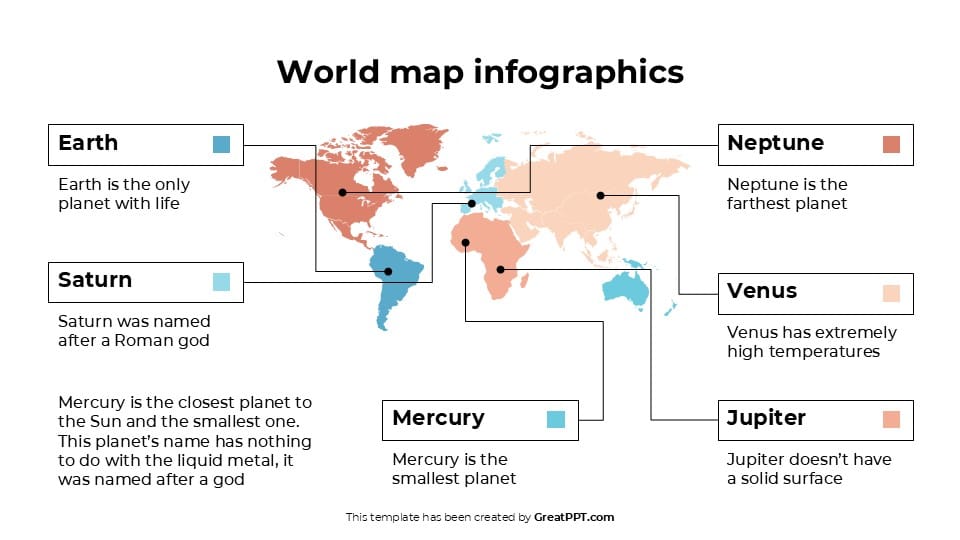 Free World Map Infographics 2