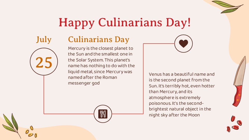 Happy Culinarians Day Infographics For Powerpoint 2